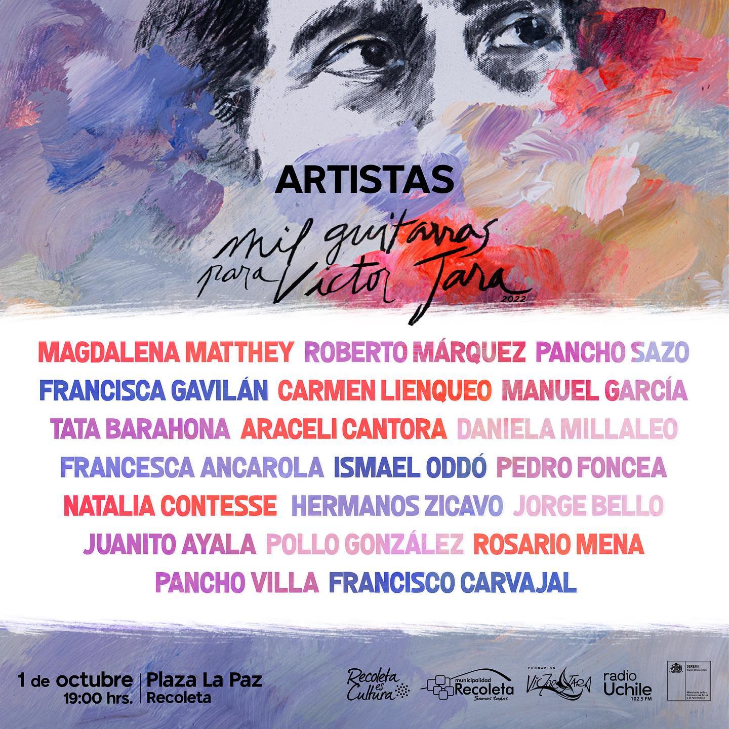 Se acerca la 10° edición de Mil Guitarras Para Víctor Jara